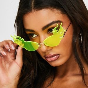 ❗️SOLD OUT New RAVE Festival Neon Fire Glasses